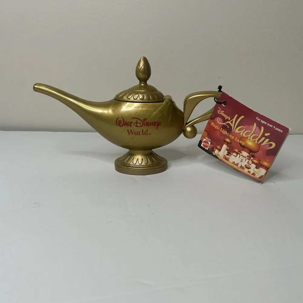 New 90s 1990s Vintage Aladdin light up lamp toy